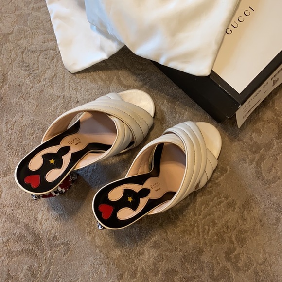 Rare Gucci Webby Snake Mule Heels - Picture 2 of 9